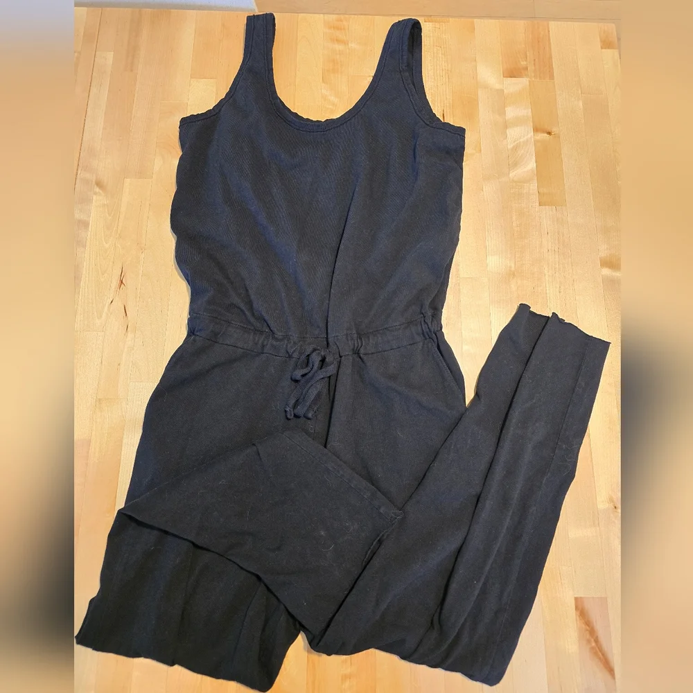 Frank & Eileen Jersey Jumpsuit Black Size Small